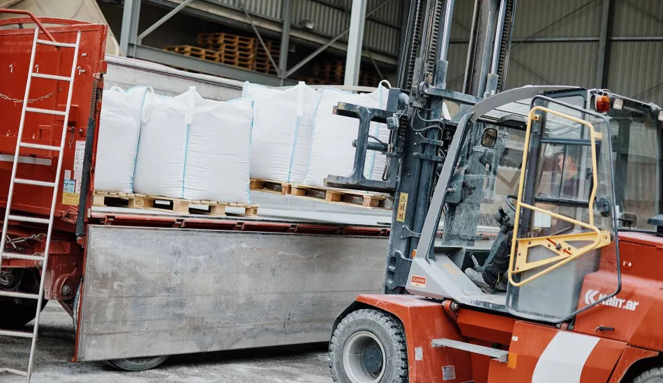 Big-Bag-Füllanlage Spedition Karl Michels - Slider 1