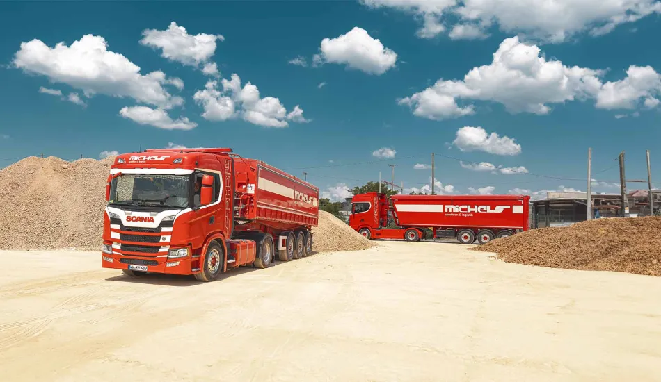 Sattelkippertransporte Spedition Karl Michels - Slider 2