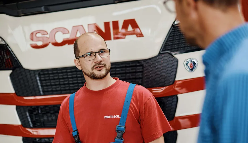 Werkstatt Spedition LKW Scania