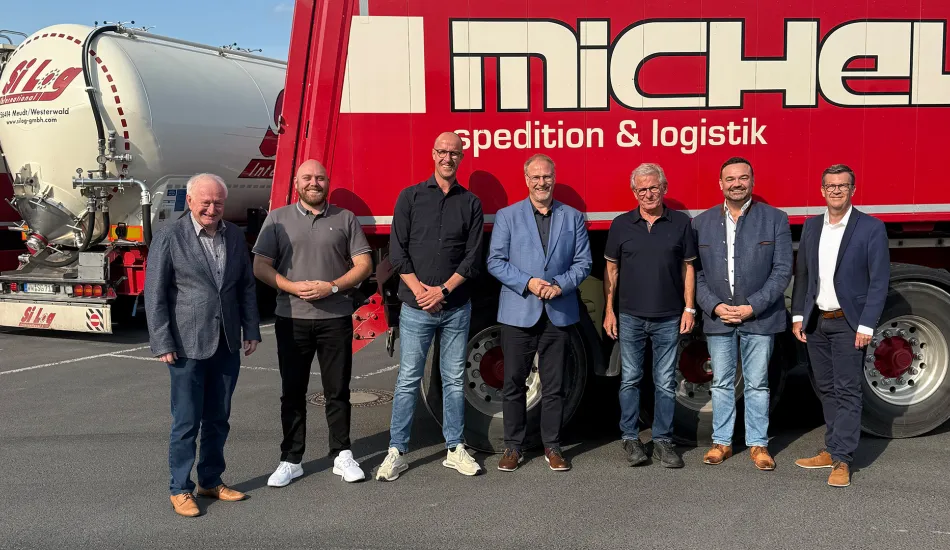 Harald Orthey zu Gast bei der Karl Michels GmbH & Co. KG in Meudt, Politik trifft Logistik, Bundestagsabgeordneter, Wahlkreis Abgeordneter Montabaur