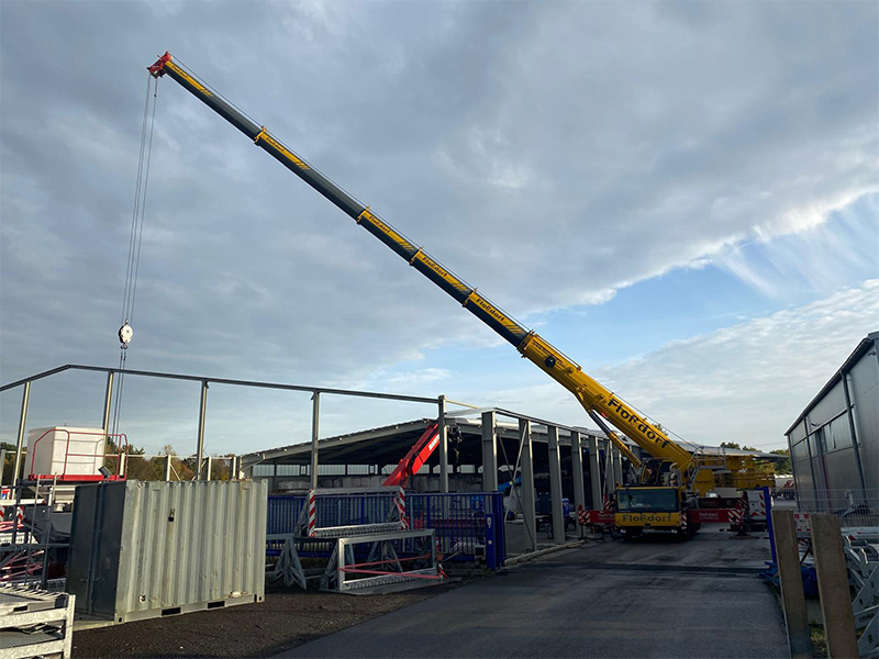 2022 Lagerhalle Nummer 5 Kran Neubau