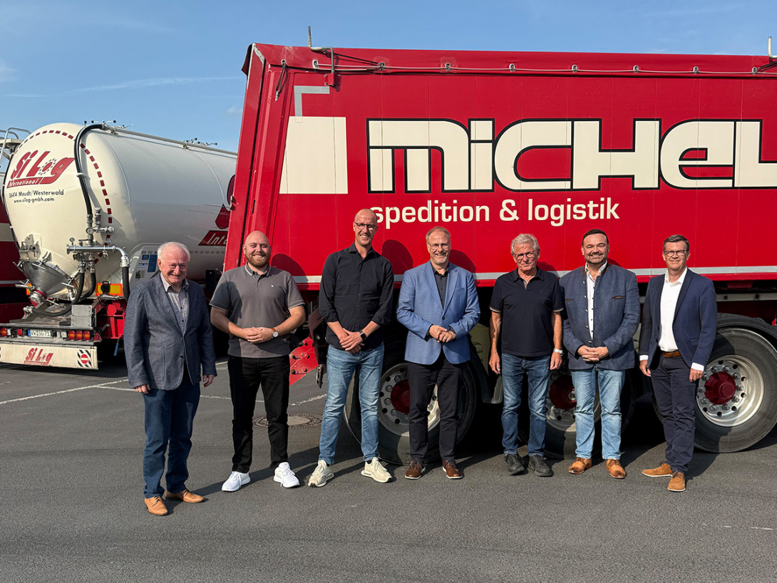 Harald Orthey zu Gast bei der Karl Michels GmbH & Co. KG in Meudt, Politik trifft Logistik, Bundestagsabgeordneter, Wahlkreis Abgeordneter Montabaur