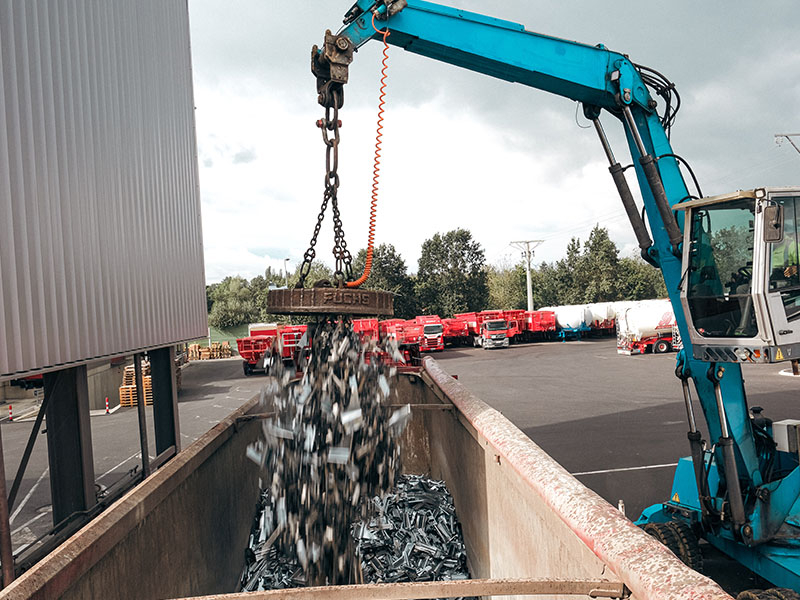 Kran Schrott LKW Metall Magnet