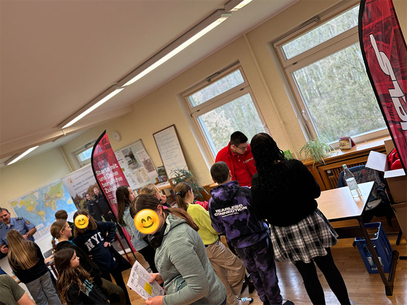 BIT Azubi Messe Montessori Spedition Ausbildungsplatz